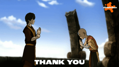 Thank You Aang GIF