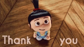 Thank You Agnes GIF. This 342 x 192 animated GIF is part of our thanks for your attention animation minions collection. Related themes include thank you…