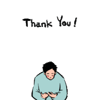 Thank You Asian Sticker
