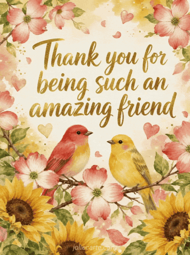 Thank You For Being An Amazing Friend GIF. This 371 x 498 animated GIF is part of our friend collection. Created by mborho. View the original animation…