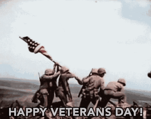 Thank You For Your Service Flag GIF