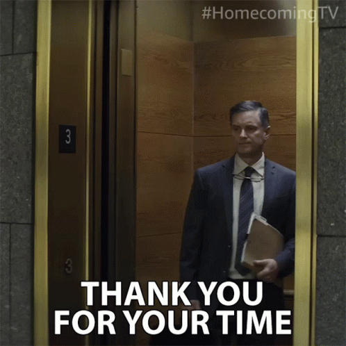 Thank You For Your Time Shea Whigham GIF. This 498 x 498 animated GIF is part of our thanks for your attention collection. Related themes include thankful…