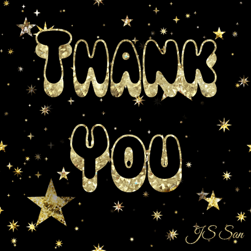 Thank You Gif Gold Thank You GIF