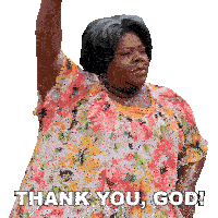 Thank You God Ella Payne Sticker