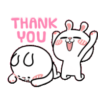 Thank You Hase Sticker