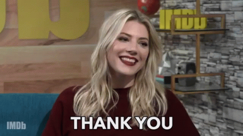Thank You I Appreciate It GIF. This 498 x 280 animated GIF is part of our katheryn winnick collection. Related themes include i appreciate it, thank you…
