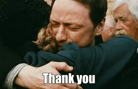 Thank You Man Crying Hugging GIF