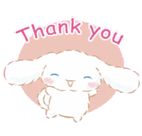 Thank You Sanrio Sticker