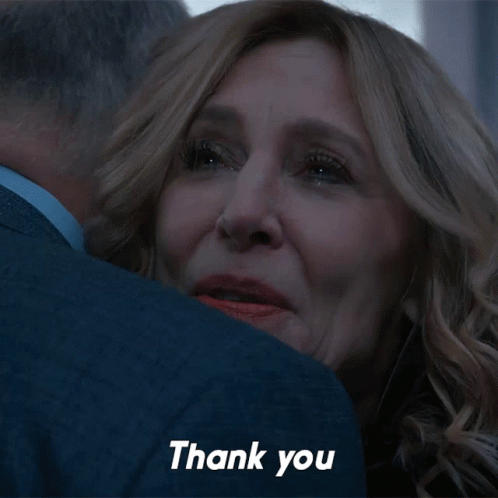 Thank You Sheryl Luria GIF. This 498 x 498 animated GIF is part of our que te debo collection. Related themes include i appreciate it, thank you, thanks…
