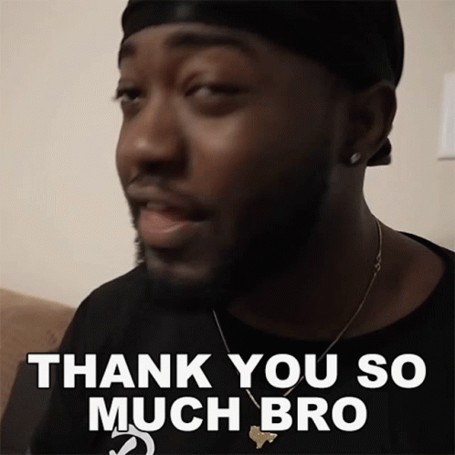 Thank You So Much Bro Jidon Adams GIF