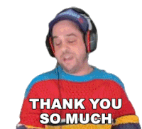 Thank You So Much Doodybeard Sticker