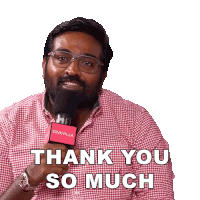 Thank You So Much Vijay Sethupathi Sticker