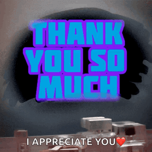 Thank You Thank You So Much GIF