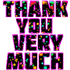 Thank You Thank You So Much Sticker