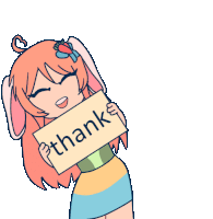 Thank You Thanks Sticker