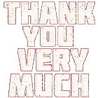 Thank You Thanks Sticker