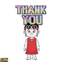 Thank You Thanks Sticker