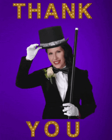 Thank You Tophat GIF