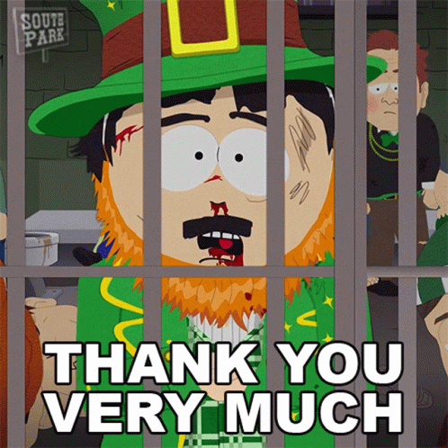 Thank You Very Much Randy Marsh GIF. This 498 x 498 animated GIF is part of our que te debo collection. Created by southpark. View the original animation…