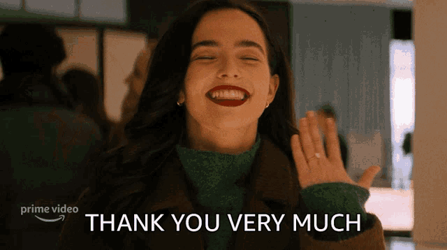 Thank You Very Much Zoey Deutch GIF