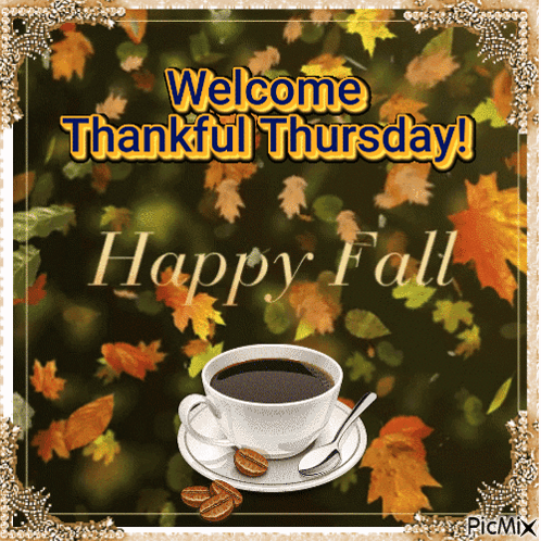 Thankful Thursday GIF. This 498 x 498 animated GIF is part of our guten morgen donnerstag collection. Created by sobronxjourno. View the original animation…