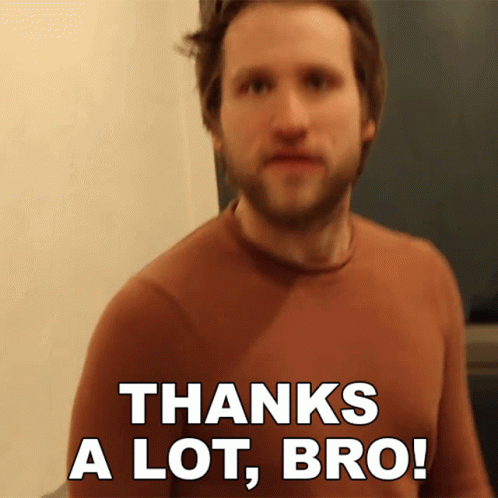 Thanks A Lot Bro Mcjuggernuggets GIF