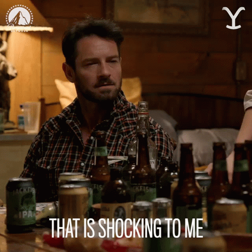 Thas Is Shocking To Me Ryan GIF. This 498 x 498 animated GIF is part of our ian bohen collection. Created by YellowstoneTV. View the original animation…