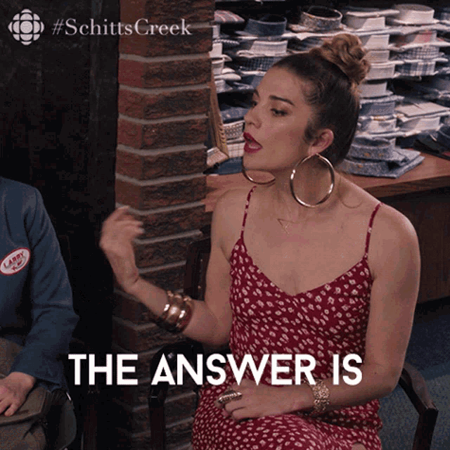 That Answer Is Maybe Alexis Rose GIF