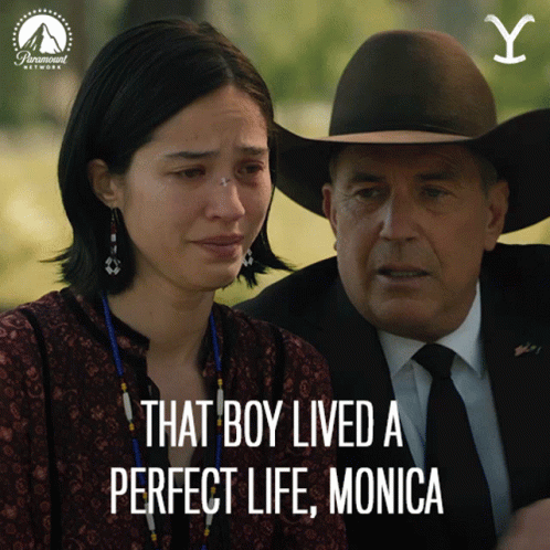 That Boy Lived A Perfect Life Monica John Dutton GIF. This 498 x 498 animated GIF is part of our that boy good collection. Created by YellowstoneTV. View…