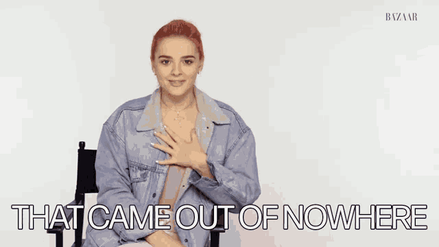 That Came Out Of Nowhere Out Of The Blue GIF