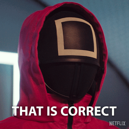 That Is Correct Squid Game Season 2 GIF