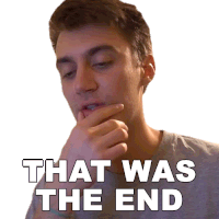 That Was The End Casey Frey Sticker