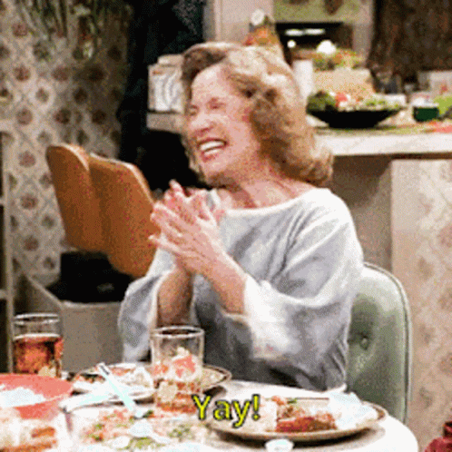 That70s Show Kitty Forman GIF. This 498 x 498 animated GIF is part of our hooray collection. Related themes include clapping, excited, happy. Created by…