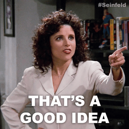 That'S A Good Idea Elaine Benes GIF