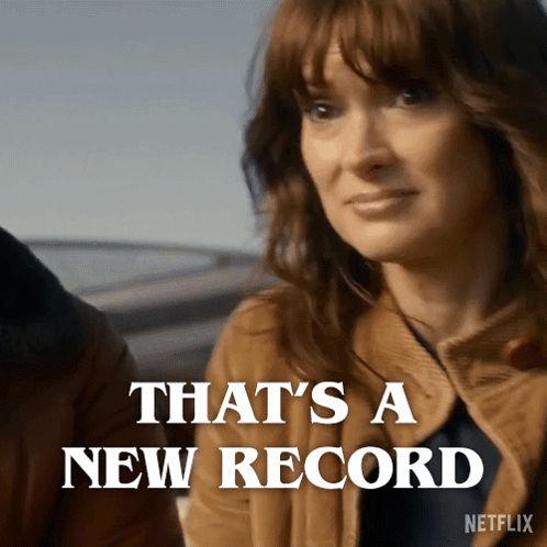 That'S A New Record Joyce Byers GIF