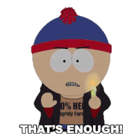 Thats Enough Stan Sticker