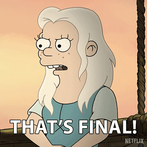 That'S Final Bean GIF