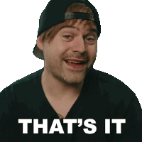 Thats It For Now Jared Dines Sticker