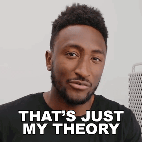 Thats Just My Theory Marques Brownlee GIF. This 498 x 498 animated GIF is part of our thats just like your opinion man collection. Created by mkbhd. View…