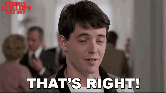 Thats Right Matthew Broderick GIF