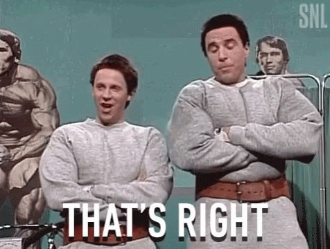 Thats Right Thats Correct GIF. This 476 x 360 animated GIF is part of our hans and franz collection. Created by nbcsnl. View the original animation, share…