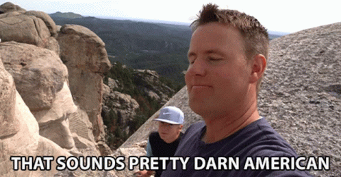 Thats Sounds Pretty Darn American That Sounds Very American GIF. This 498 x 258 animated GIF is part of our most american collection. Created by…