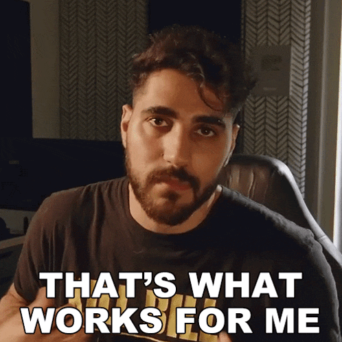 Thats What Works For Me Rudy Ayoub GIF