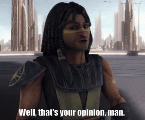 Thats Your Opinion Quinlan Vos GIF. This 498 x 413 animated GIF is part of our thats just like your opinion man collection. Related themes include star…