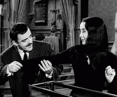 The Addams Family Gomez And Morticia GIF