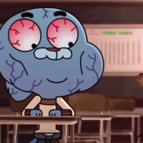 The Amazing World Of Gumball Trying Not To Laugh GIF