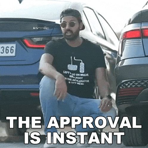 The Approval Is Instant Faisal Khan GIF