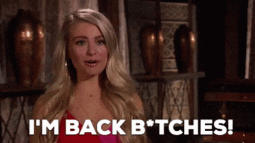 The Bachelor Funny GIF. This 498 x 280 animated GIF is part of our im back bitches collection. Related themes include funny, im back. Created by ccannilla…