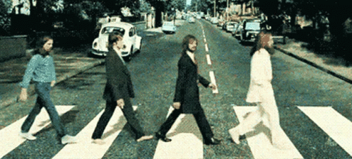 The Beatles Abbey Road GIF