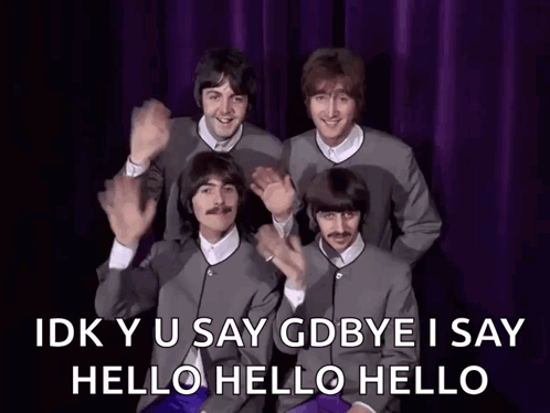 The Beatles Hello Goodbye GIF